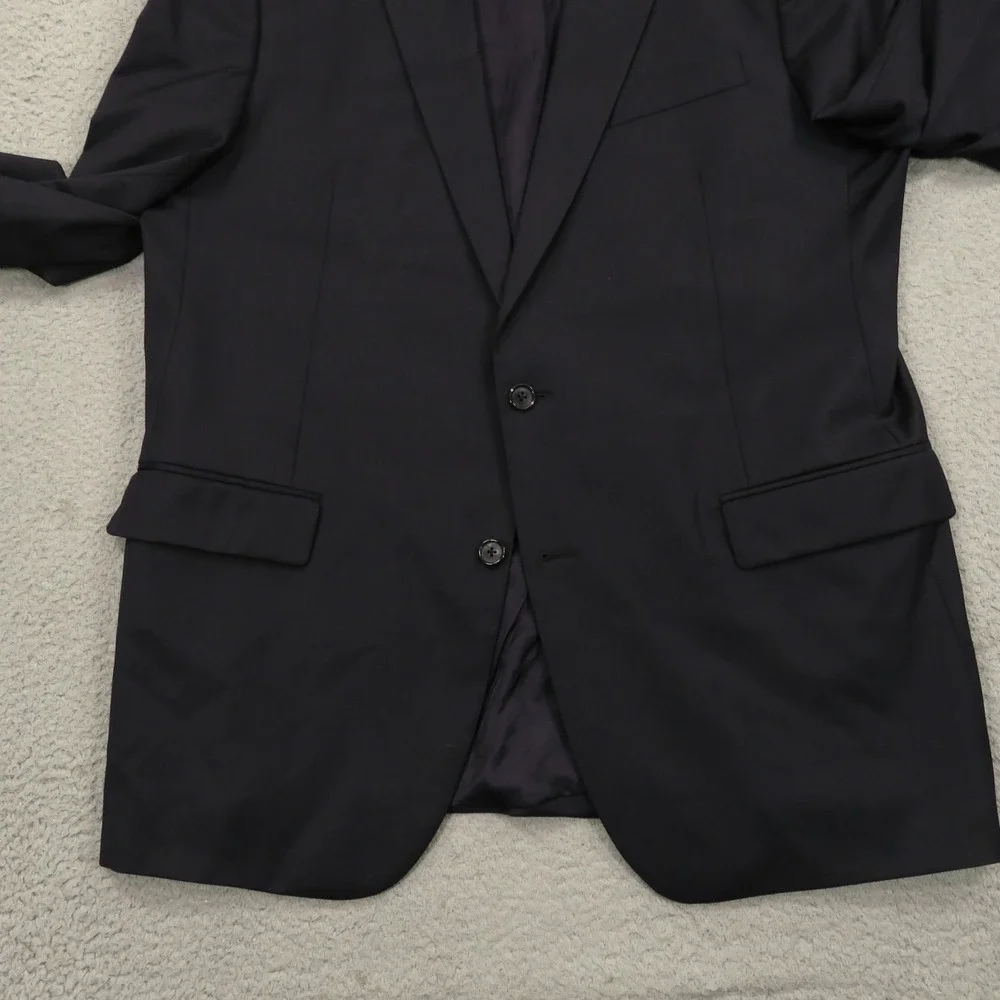 Brooks Brothers 1818 Blazer Jacket 46L Madison Navy Blue Estrato Made in USA ***